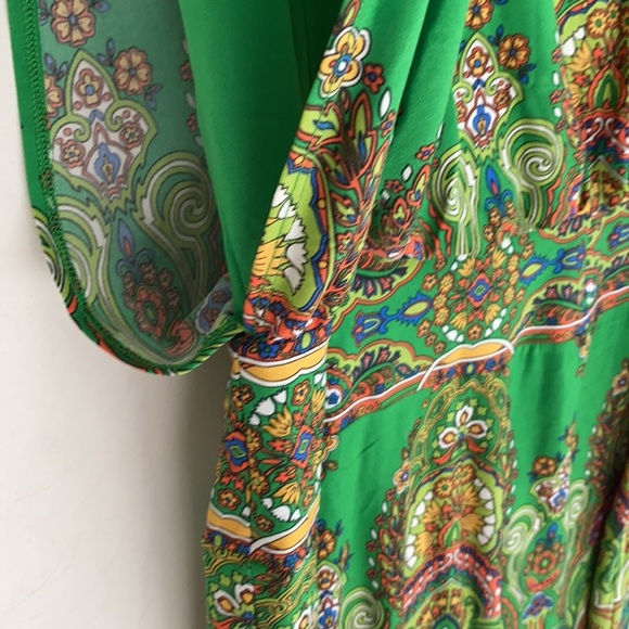 Sandra Darren sleeveless Tribal print sleeveless dress, Size 8 - Picture 11 of 11